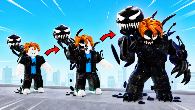 Lvl 1 to Lvl 99 Symbiote Evolution progression chart in +1 Venom Evolution